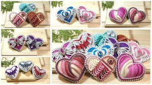 4 Идеи сердечек своими руками из фоамирана. Мастер-класс. Магнитики сердечки своими руками.