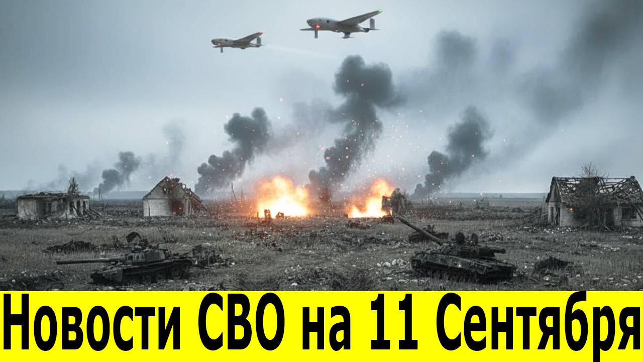 Новости СВО на 11 Сентября. Война на Украине. Сводка с фронта. Последние новости на 11.09.2025 смотреть онлайн