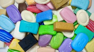 распаковка нового мыла. асмр. unpacking soap