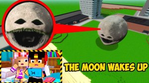 МОЙ ДРОН СНЯЛ THE MOON WAKES UP в Реальной Жизни в МАЙНКРАФТ ДЕВУШКА ВИДЕО MINECRAFT Евгенбро