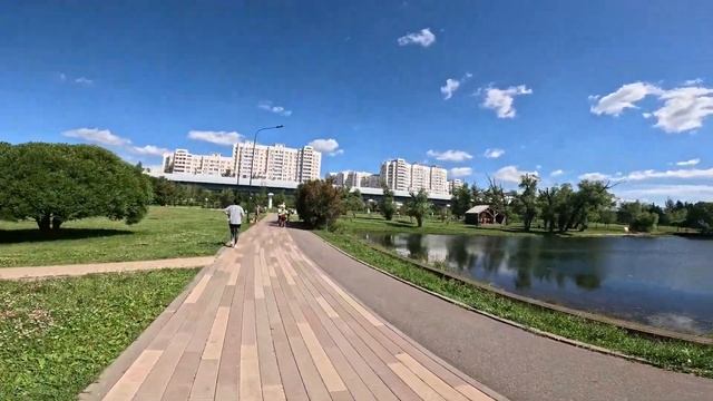 Забег с проектом 5Верст || Купание в пруду смотреть онлайн