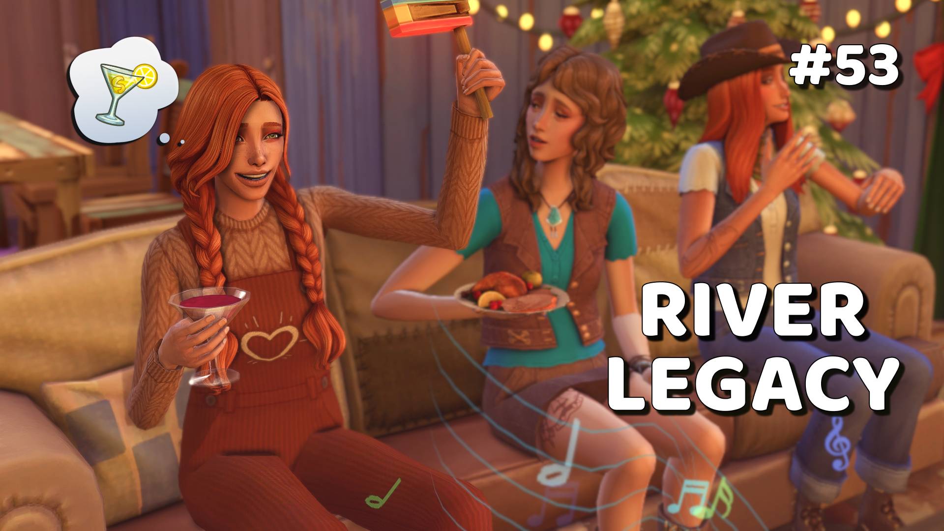 Эп.2.12 👑 Как НЕ НАДО праздновать НОВЫЙ ГОД в Sims 4 👑 Династия Ривер 👑 Симс 4 смотреть онлайн