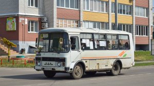 Автобус ПАЗ-32054 (А 291 ОР 122). Покатушки по Новоалтайску.