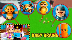 МОЙ ДРОН СНЯЛ BABY TUNG TUNG TUNG SAHUR, TRALALERO TRALALA в МАЙНКРАФТ ВИДЕО MINECRAFT Евгенбро