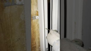 пристройка к дому. установка двери