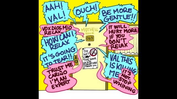 Hazbin Hotel - Валентино, Вокс и Водолазка