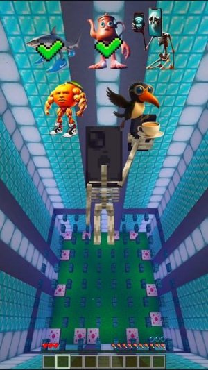 Испытание для самых мощных животных Minecraft! #shorts