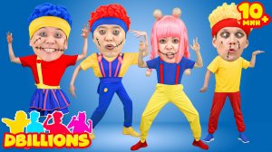 Веселый Танец Монстра и Ча-Ча, Чики, Ля-Ля, Бум-Бум! + СБОРНИК D Billions Детские Песни