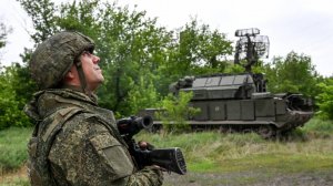 ЗРК «Тор-М2» уничтожил дроны боевиков ВСУ. Лучшее видео из зоны СВО