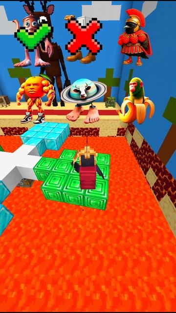 Самые мощные мобы Minecraft в экстремальных ловушках! #shorts смотреть онлайн