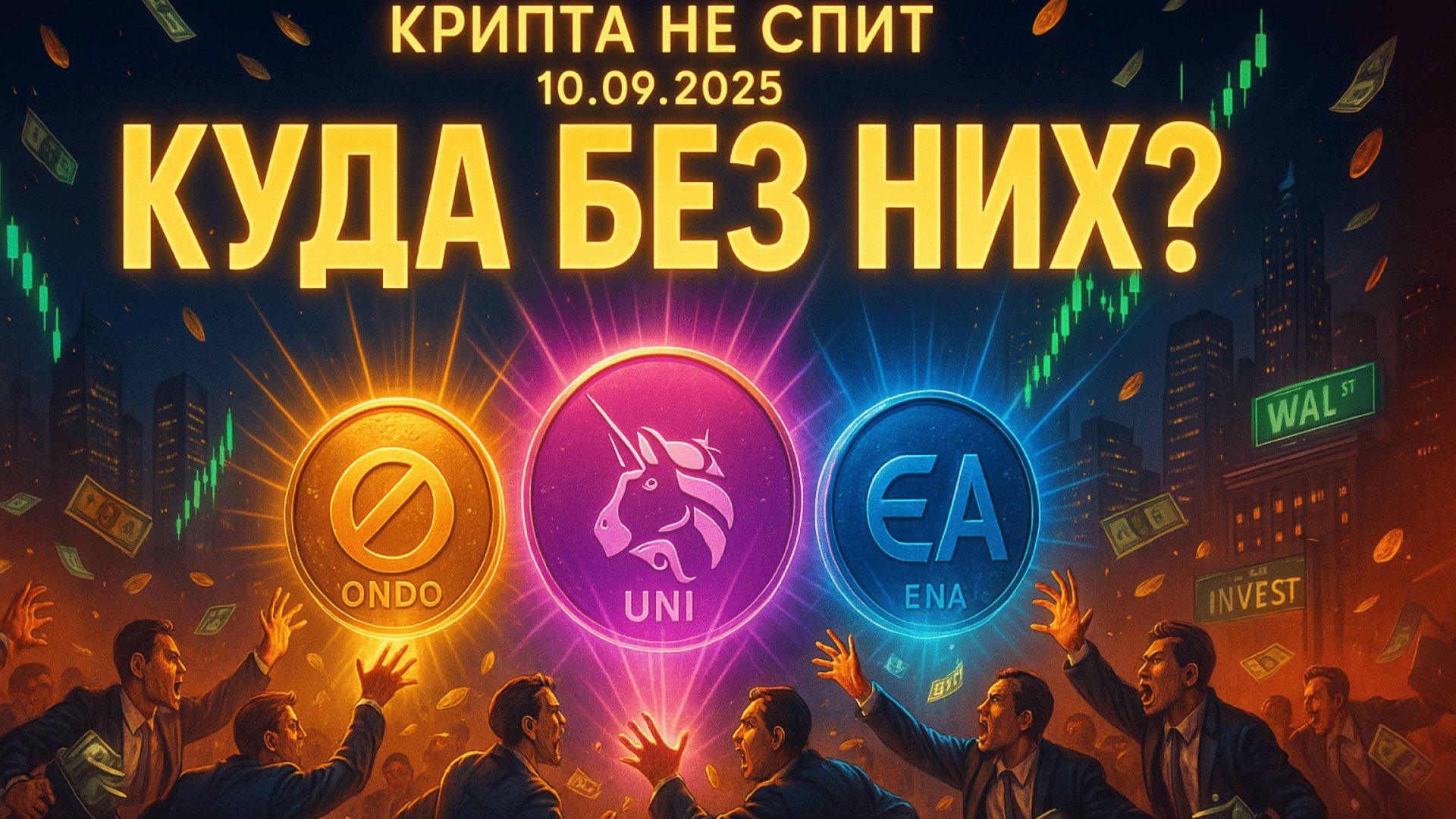 КРИПТА НОВОСТИ 10.09.2025 | WALL ST. СТАВИТ НА ТРИ АЛЬТКОИНА | БИТКОИН И ЗОЛОТО | АКЦИИ В БЛОКЧЕЙНЕ смотреть онлайн