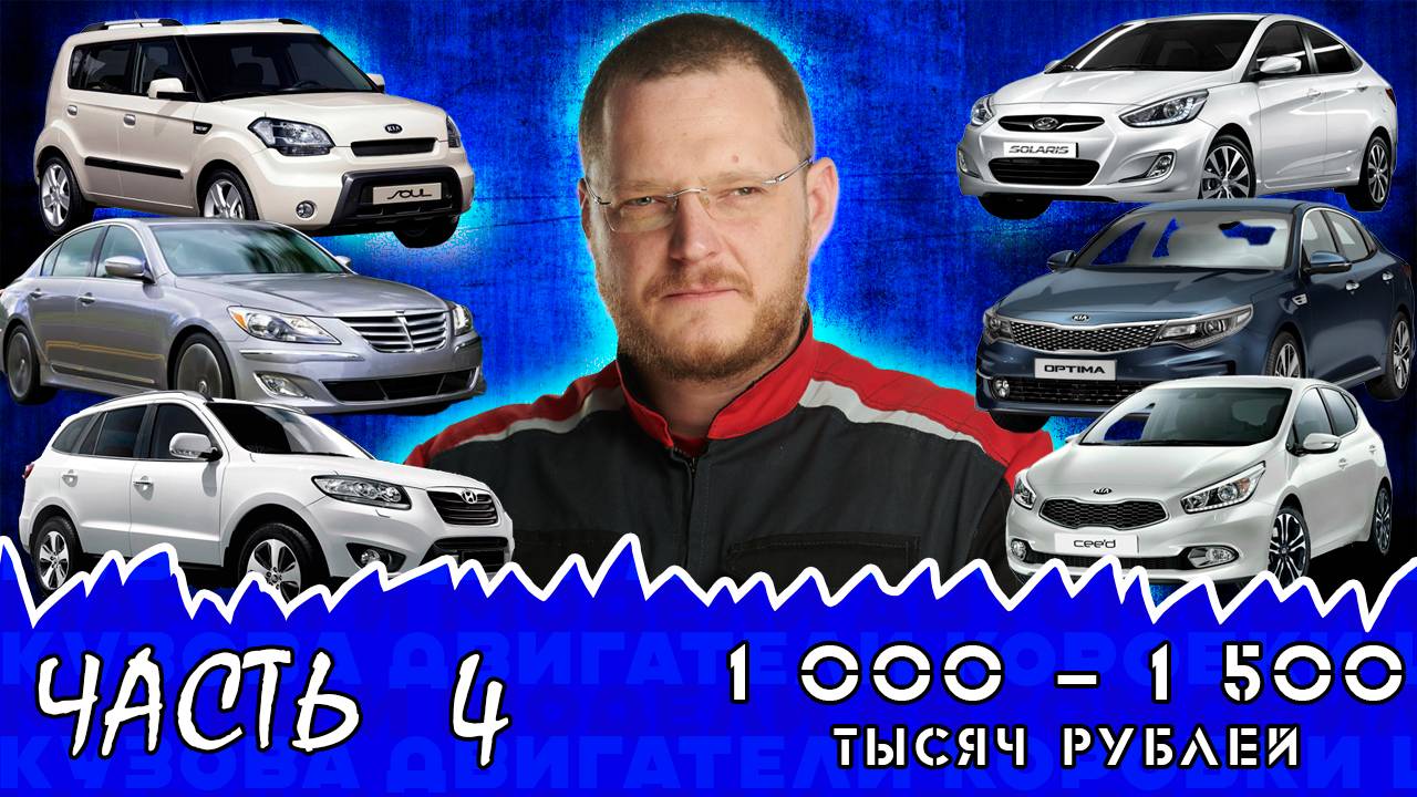 Полный разбор продукции Kia/Hyundai. Часть 4. Бюджет 1 000 000 - 1 500 000 рублей
