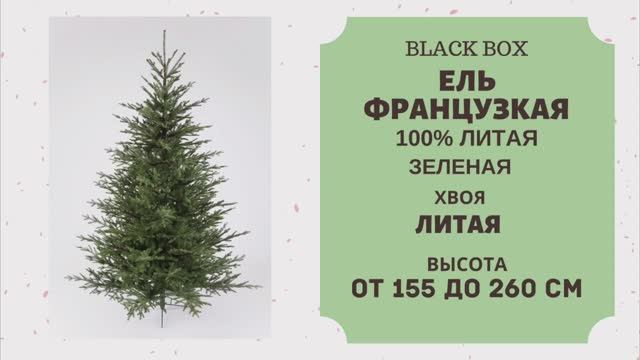Black Box - ОБЗОР искусственной ели Французкая зеленая 100% литая смотреть онлайн