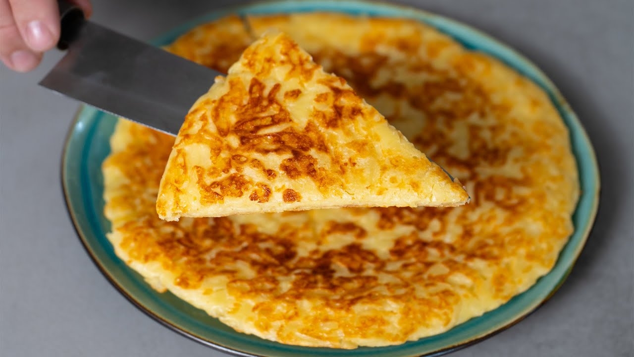 Ленивый хачапури на сковороде. Очень простой рецепт! смотреть онлайн