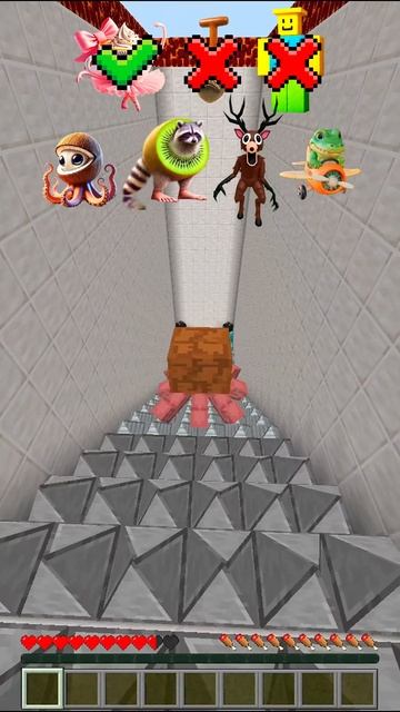 Испытания для самых опасных существ Minecraft! #shorts смотреть онлайн