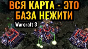 ГЕНИЙ превратил ВСЮ КАРТУ в свою базу за НЕЖИТЬ в Warcraft 3 Reforged