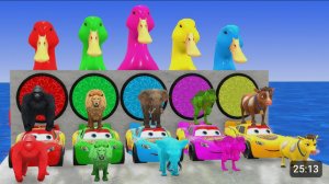 🔥😜Веселая игра 😜🤪Long Slide Game🤪 вместе с забавными животными 🦬🦓🪿🐘🐮