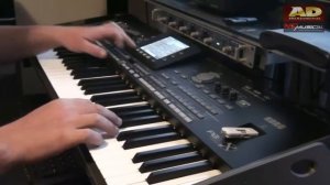 Виртуозная игра на синтезаторе KORG Pa3x