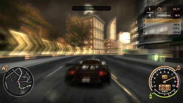 Прохождение NFS; Most Wanted - Часть 15; Булл (Без комментариев) (1080p_60fps_H264-128kbit_AAC)