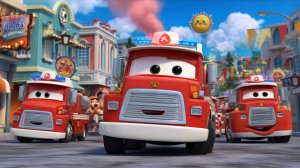 ДОБРАЯ ПЕСЕНКА ПРО СПАСАТЕЛЕЙ И ПОЖАРНУЮ МАШИНУ | МУЛЬТИК ПРО МАШИНКИ | ПЕСНИ И МУЛЬТФИЛЬМЫ