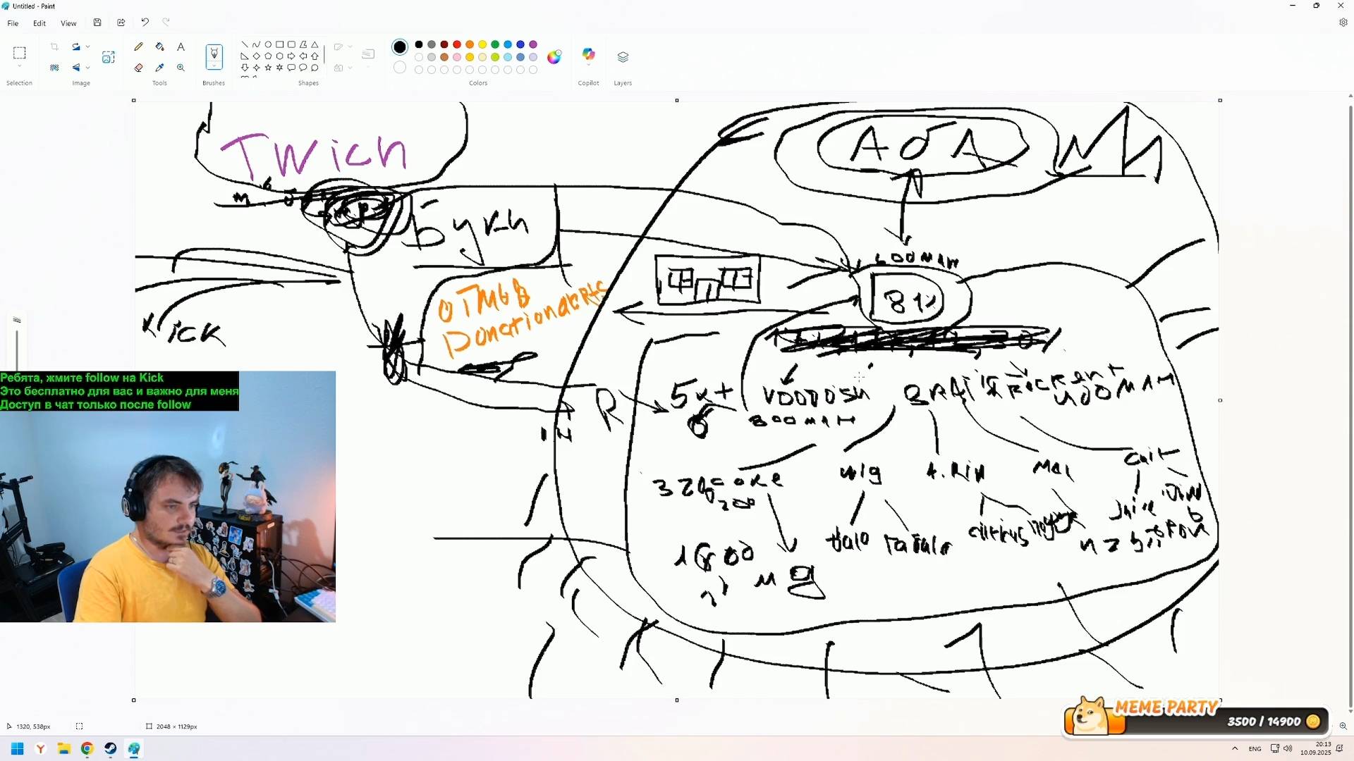 Maddyson - Рисует мафиозную схему в пейнте