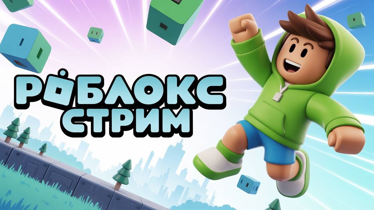 РАЗНЫЕ ИГРЫ в ROBLOX с Kisx 💥 Играем с подписчиком! (Запись стрима #1) смотреть онлайн