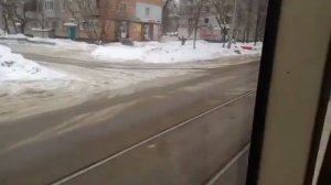 Нижегородский трамвай. Старый информатор в вагоне КТМ-19  № 3202