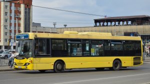 Автобус Scania OmniLink CL94UB (Х 061 ВМ 150). Покатушки по Барнаулу.