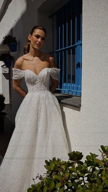 Свадебное платье Марисса из коллекции «Golden hour» 2026, от бренда Gabbiano