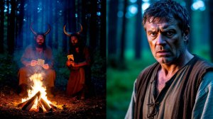 Встреча, повергшая в ужас, среди таежной ночи