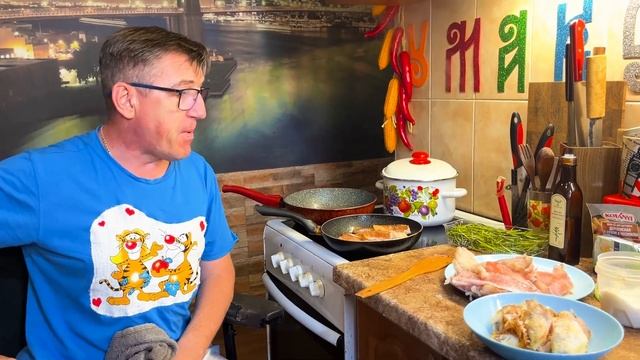 Жареный морской окунь со сливочной картошкой рецепт от Макса смотреть онлайн