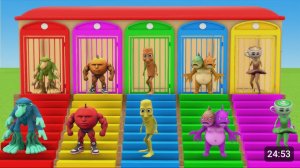 😎💥Long Slide Game 💥😎вместе с тралалеро тралала, балерина капучина, та та та сахур, брр патапим