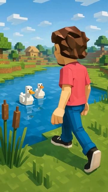 Попал в игровую реальность! #игрушки #длядетей #майнкрафт #minecraft смотреть онлайн