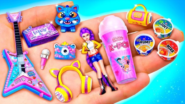 Миниатюрные поделки в Кейпоп стиле - 10 идей для кукол ЛОЛ ОМГ!