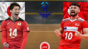 ВОЛЕЙБОЛ ЧЕМПИОНАТ МИРА (МУЖЧИНЫ).  ЯПОНИЯ - ТУРЦИЯ.  ПРЯМАЯ ТРАНСЛЯЦИЯ