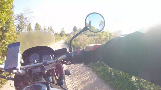 Покатушка на Kawasaki KLE 250 в р-не д. Балахонки