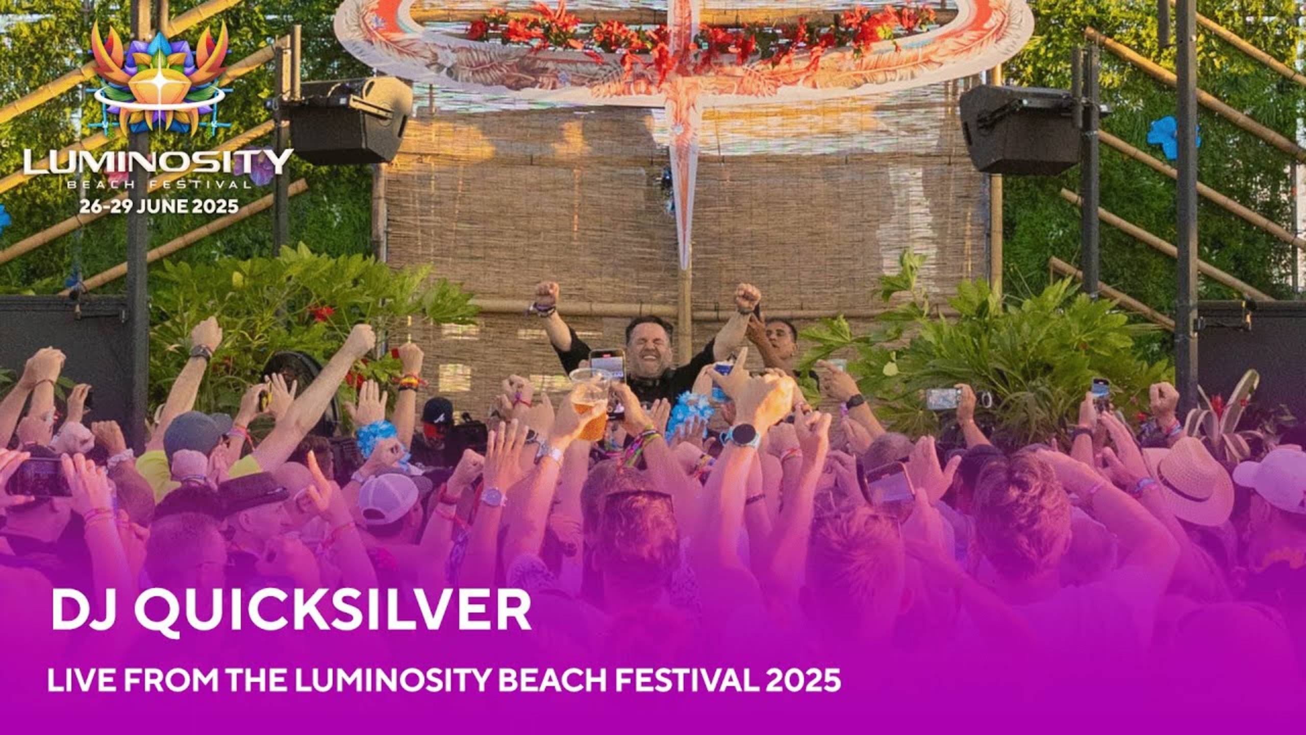 DJ Quicksilver live at Luminosity Beach Festival 2025 #LBF25 смотреть онлайн