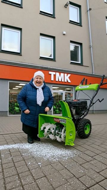 Бабушка купила снегоуборщик смотреть онлайн