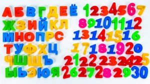 Алфавит и Числовой Ряд 📚🔠 Раскладываем Буквы и Цифры