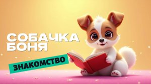 УМНАЯ СОБАЧКА БОНЯ. ЗНАКОМСТВО 🐶✨