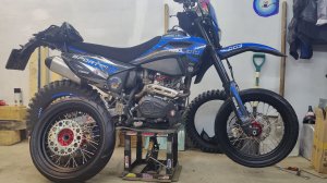 установка мотард! Регул мото спорт 003 про