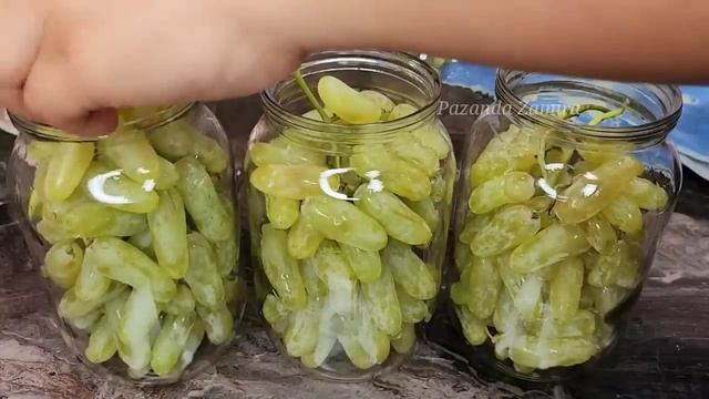 Зимой пальчики оближешь! Просто заливаю кипятком! Мало кто знает о таком секрете заготовки винограда смотреть онлайн