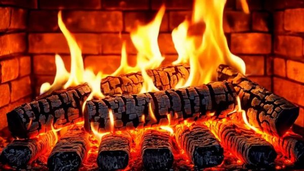 КАМИН 4К UHD — Треск Дров для Максимального Уюта и Релакса