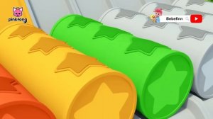 🎨Учим цвета | красочный слайд | с друзьями Хоги и Пинкфонг | Интересные сказки для Детей 2