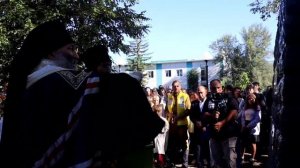 Открытие памятника В. К. Арсеньева в парке п. Кавалерово
