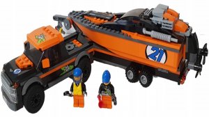 Lego City 60085 4x4 с моторной лодкой