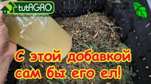 У МЕНЯ ТАКОЙ КОМПОСТ, ЧТО ХОТЬ САМ ЕШЬ! Обожаю этот рецепт компоста. Одна польза и никаких побочек.