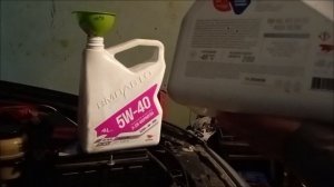 Готовим mix из масел ВМП 5w-40 3N  и Mirax 0w-20 SP.