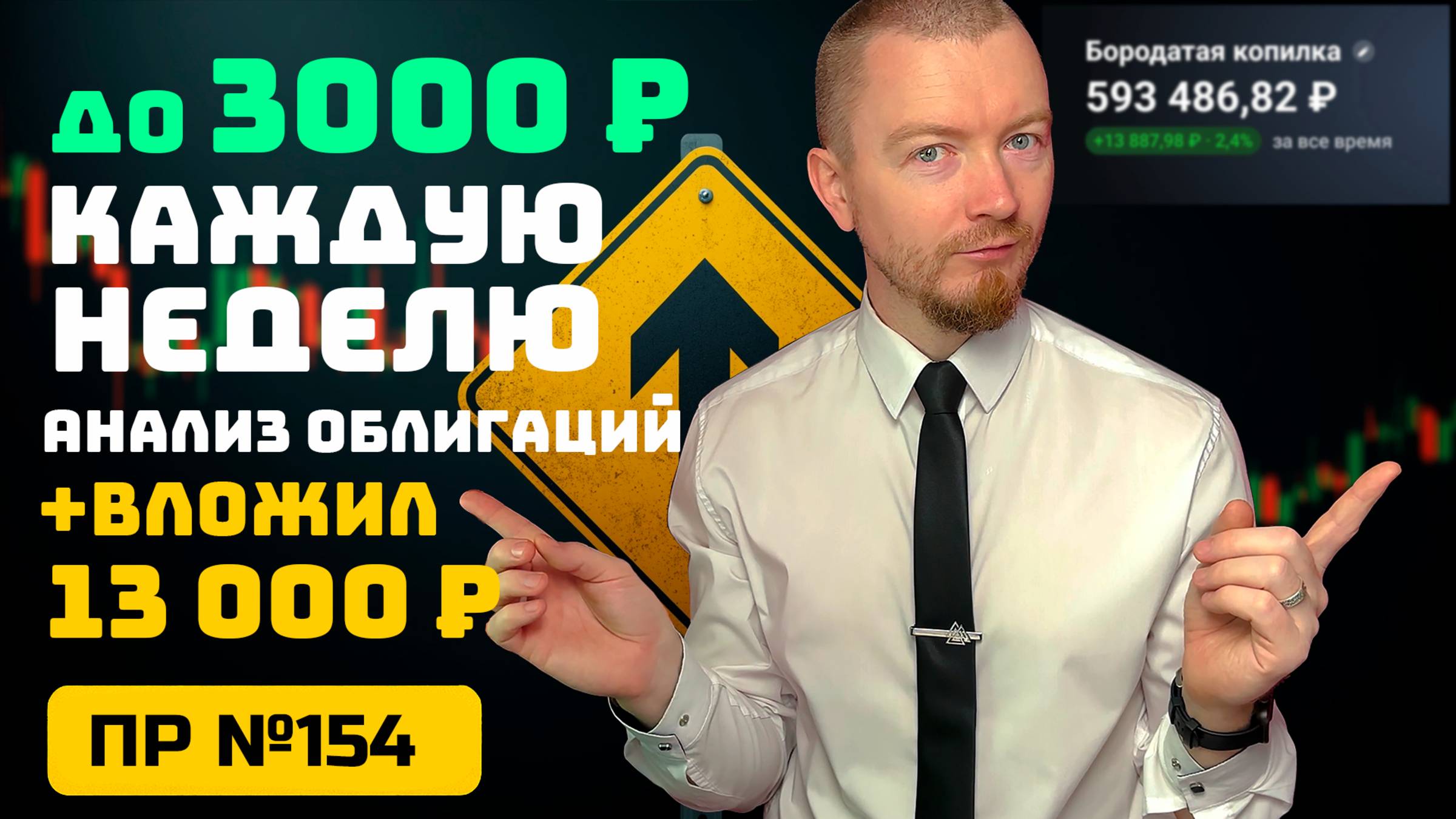 Как я зарабатываю до 10000 рублей в месяц на облигациях? (еженедельные вложения №154)