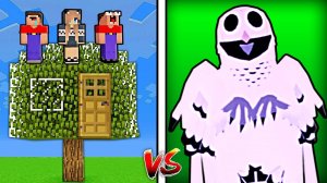 2 НУБА И ДЕВУШКА ПРО В ДОМЕ НА ДЕРЕВЕ ПРОТИВ СОВА 99 НОЧЕЙ В ЛЕСУ В МАЙНКРАФТ